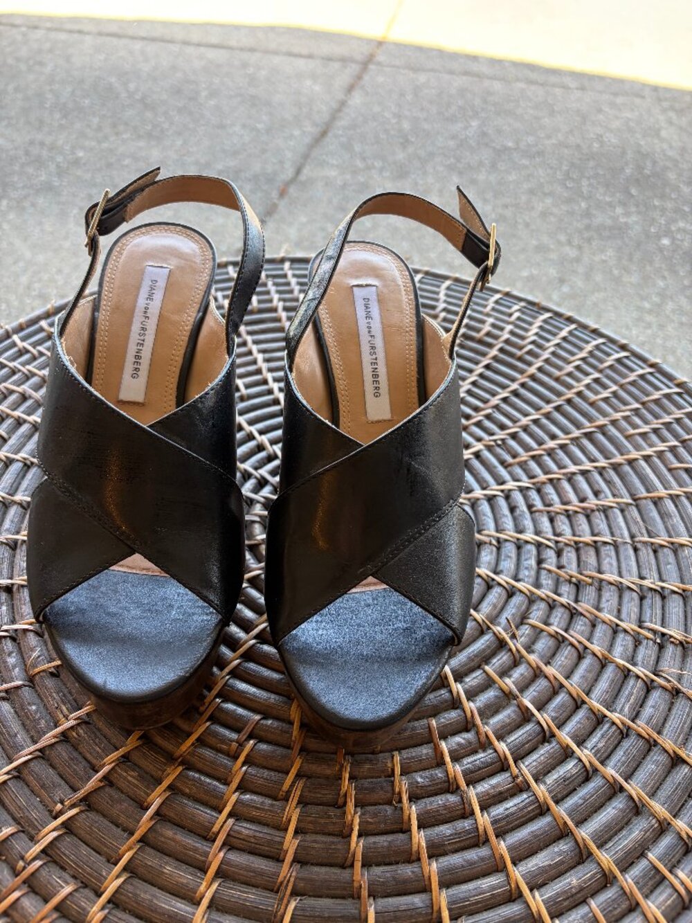 Diane Von Furstenberg Platform Sandals